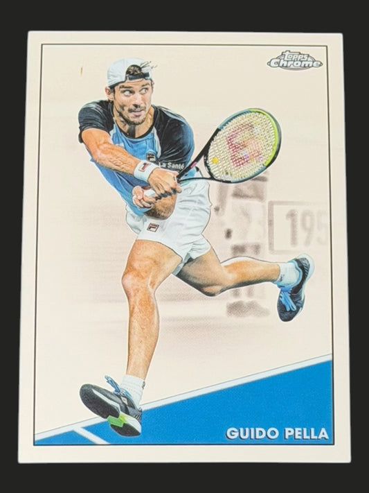 2021 Topps Chrome Tennis Guido Pella