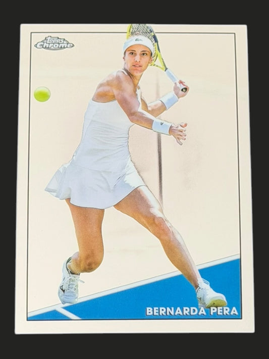 2021 Topps Chrome Tennis Bernarda Pera