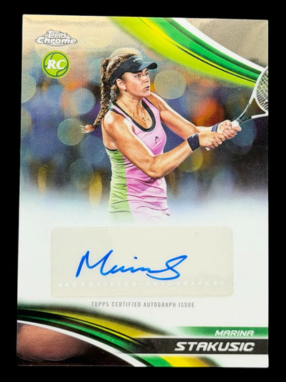 2025 Topps Chrome Autograph Marina Stakusic