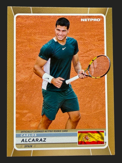 2022 Netpro Carlos Alcaraz Green Shirt (1 of 2000)