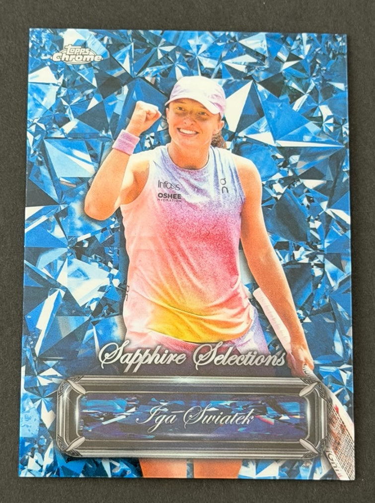 2025 Topps Chrome Sapphire Selections Iga Swiatek