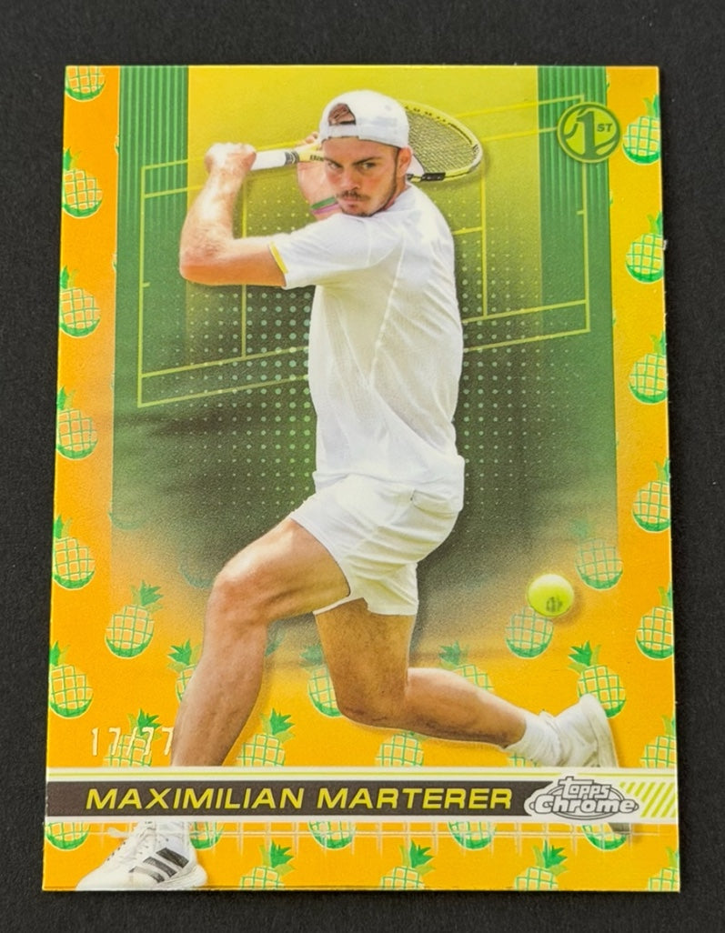 2024 Topps Chrome Tennis Pineapple Refractor 17/77 Maximilian Marterer