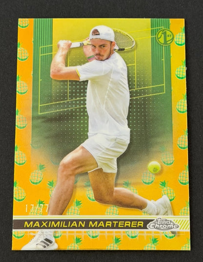 2024 Topps Chrome Tennis Pineapple Refractor 17/77 Maximilian Marterer