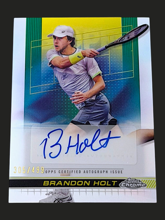 2024 Topps Chrome Refractor Autograph 305/499 Brandon Holt