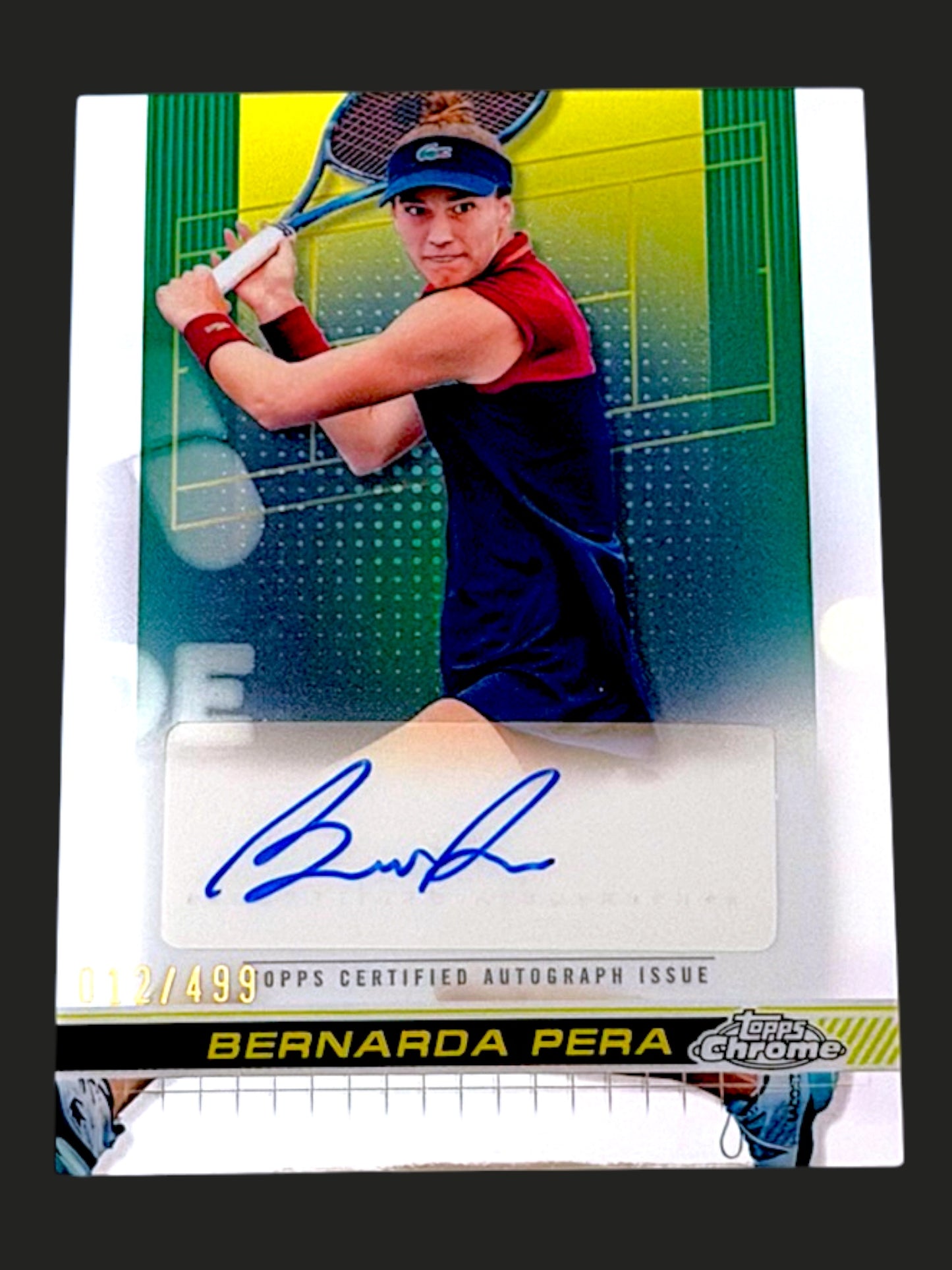 2024 Topps Chrome Refractor Autograph 012/499 Bernarda Para