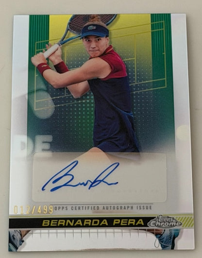 2024 Topps Chrome Refractor Autograph 012/499 Bernarda Para