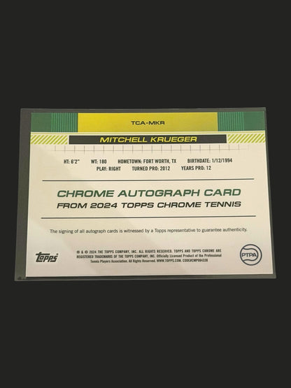 2024 Topps Chrome Autograph Mitchell Krueger