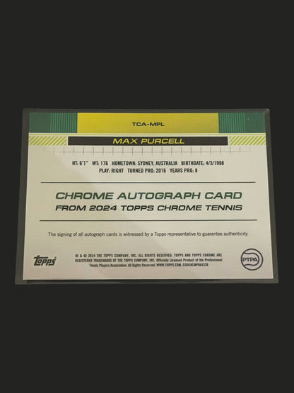 2024 Topps Chrome Autograph Max Purcell