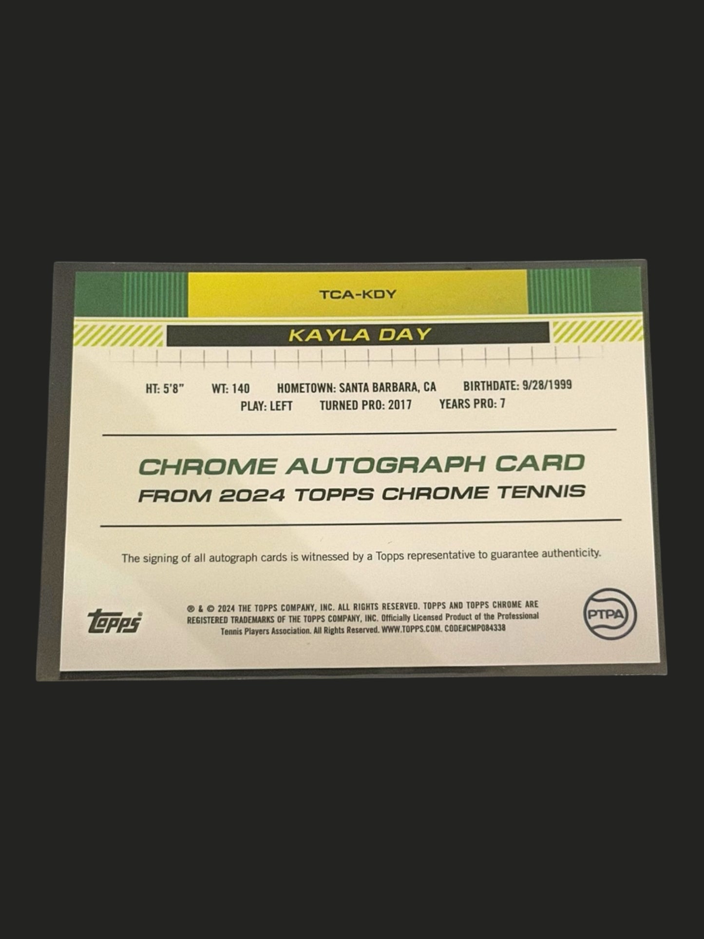 2024 Topps Chrome Autograph Kayla Day