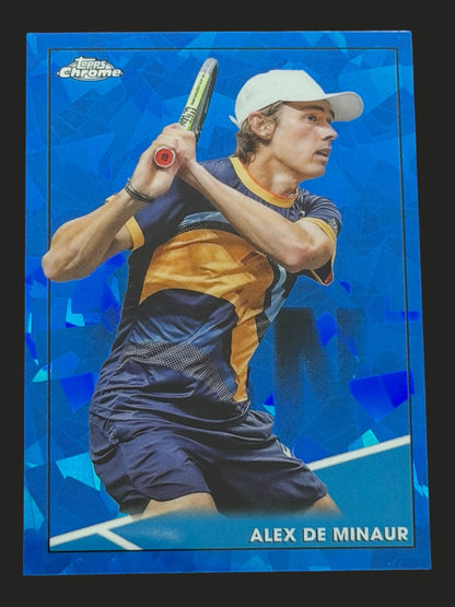 2021 Topps Chrome Sapphire Tennis Alex de Minaur