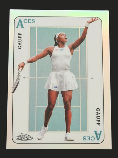 2021 Topps Chrome Tennis Aces Coco Gauff