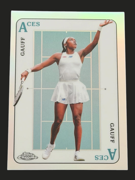 2021 Topps Chrome Tennis Aces Coco Gauff