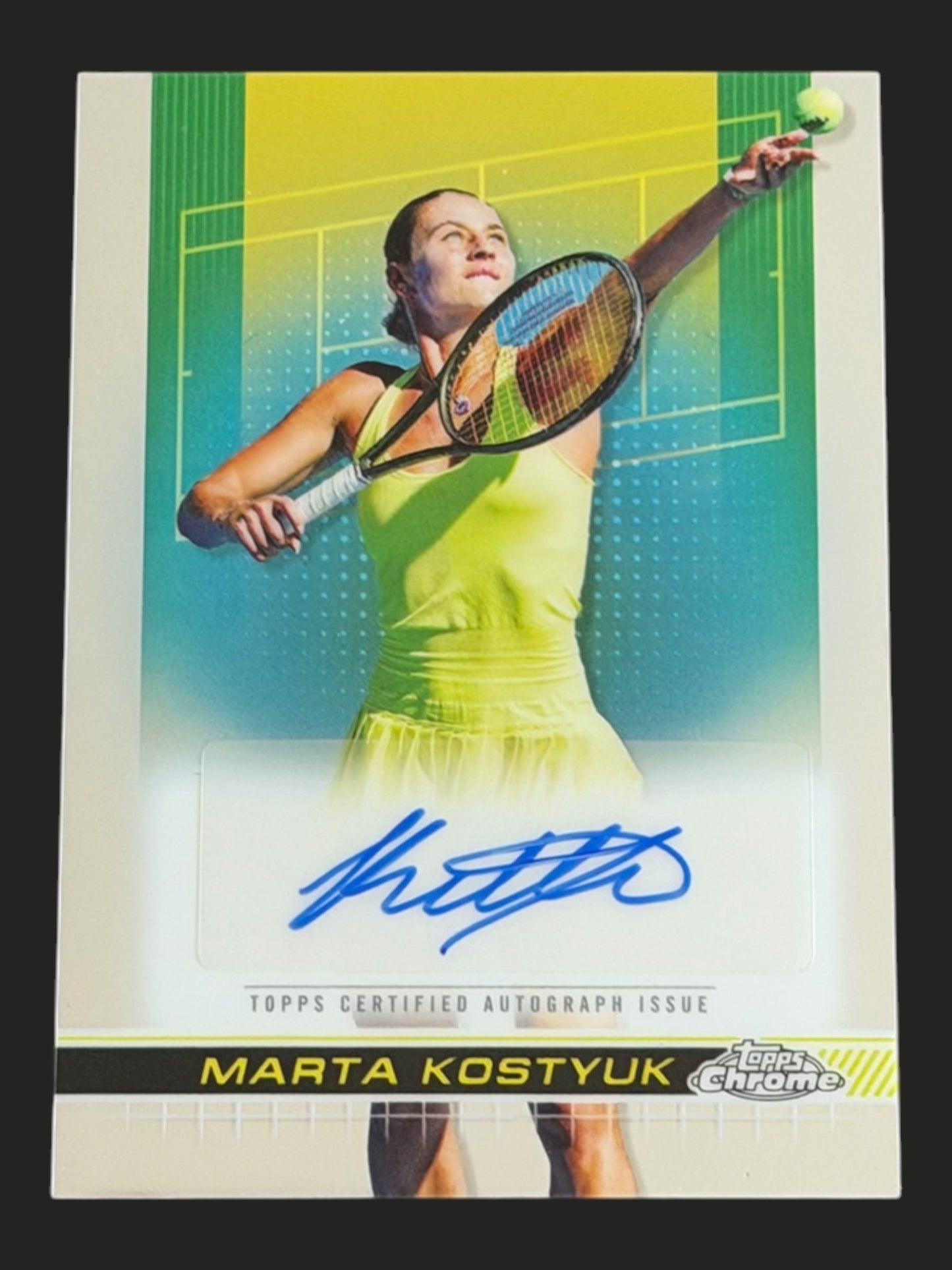 2024 Topps Chrome Autograph Marta Kostyuk