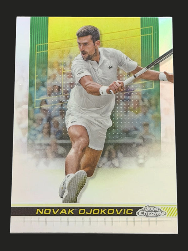 2024 Topps Chrome Tennis Refractor Novak Djokovic