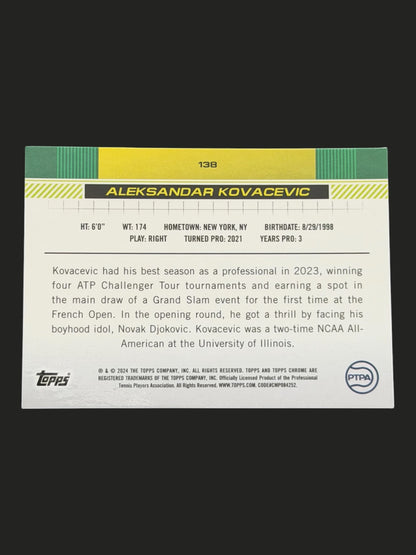 2024 Topps Chrome Aleksandar Kovacevic