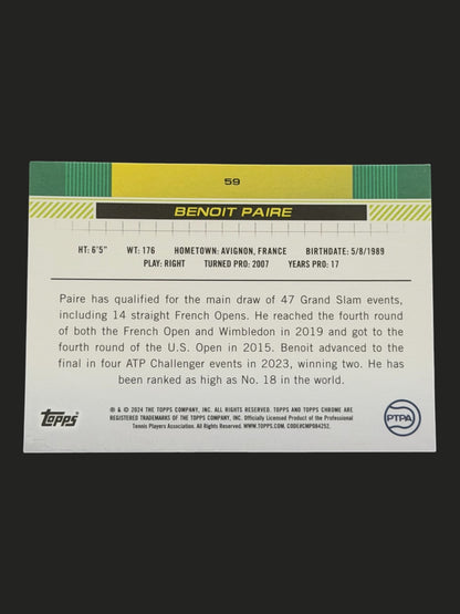 2024 Topps Chrome Benoit Paire