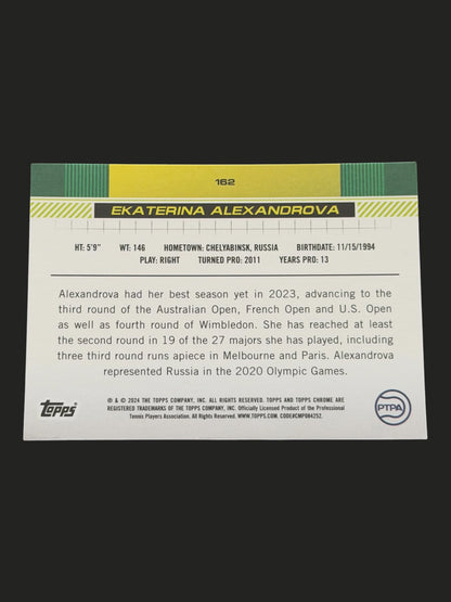 2024 Topps Chrome Ekaterina Alexandrova
