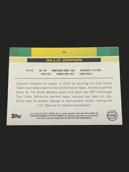 2024 Topps Chrome Giulio Zeppieri