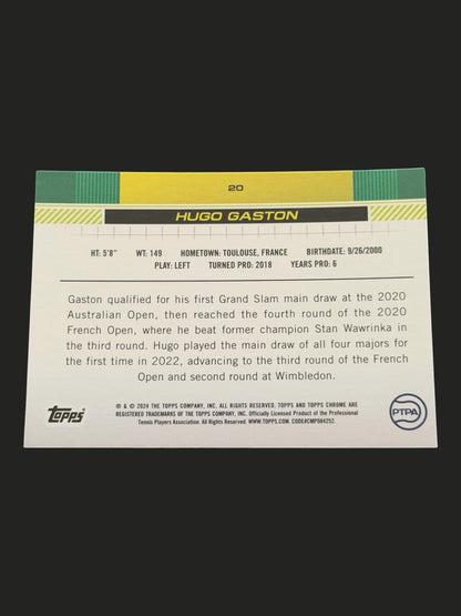 2024 Topps Chrome Hugo Gaston