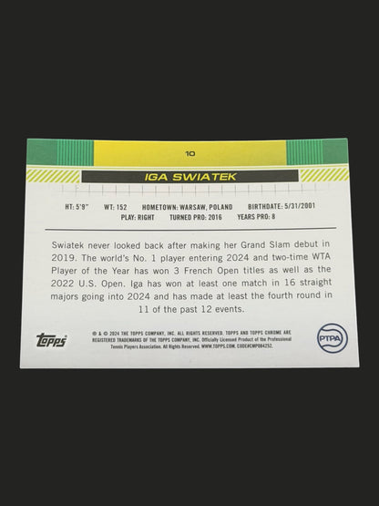 2024 Topps Chrome Iga Swiatek