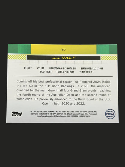 2024 Topps Chrome J.J Wolf