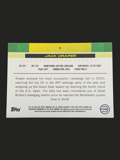 2024 Topps Chrome Jack Draper