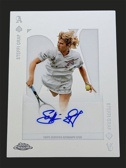 2025 Topps Chrome Aces Autograph Steffi Graf