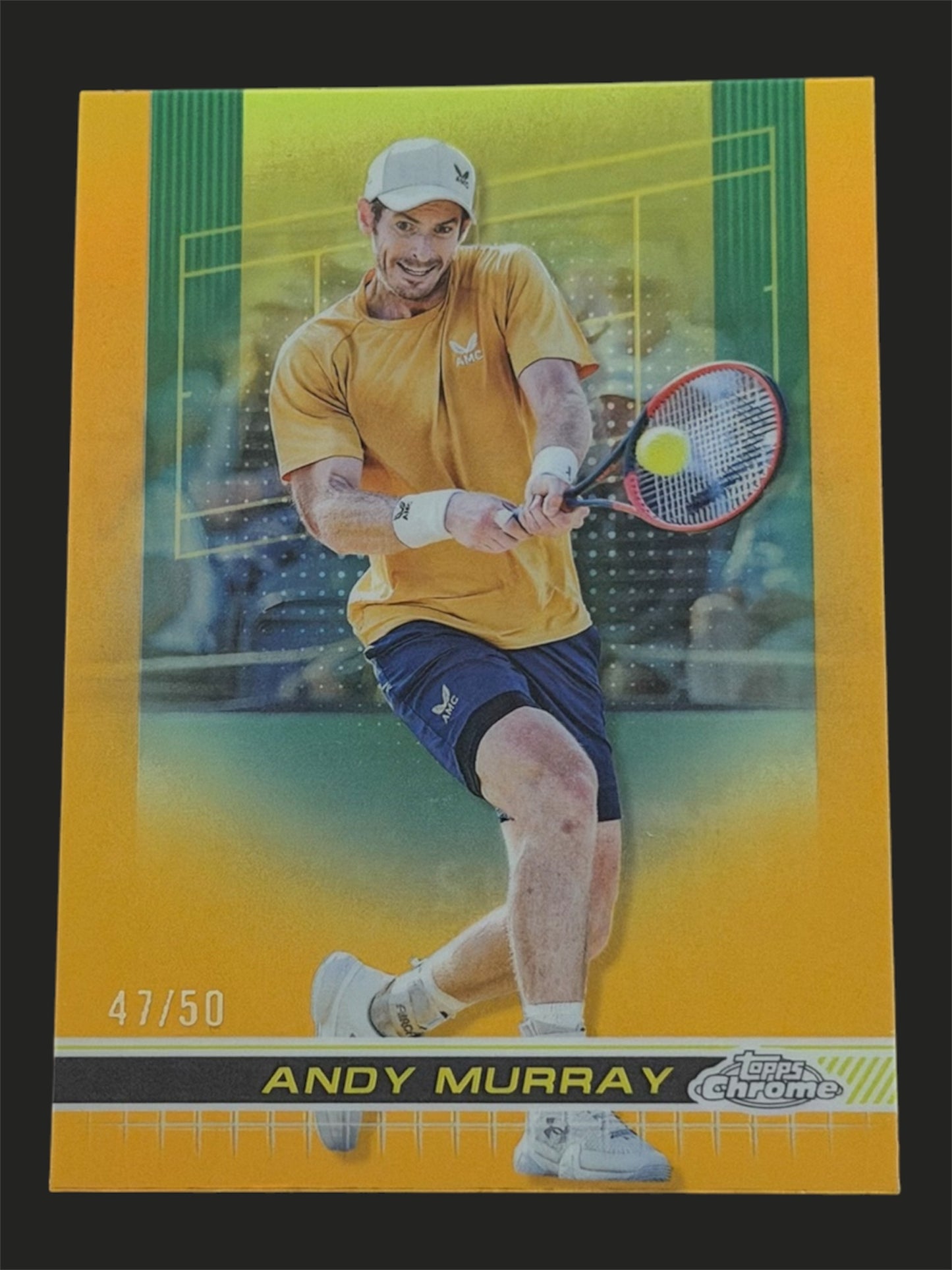 2024 Topps Chrome Tennis Gold Refractor 47/50 Andy Murray