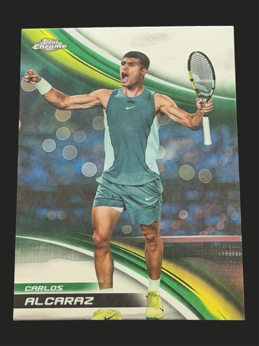 2025 Topps Chrome Tennis Carlos Alcaraz