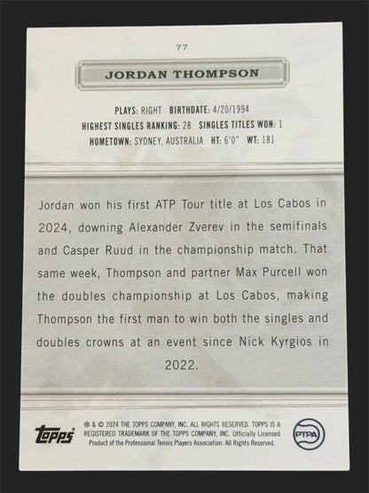 2024 Topps Royalty 59/99 Jordan Thompson