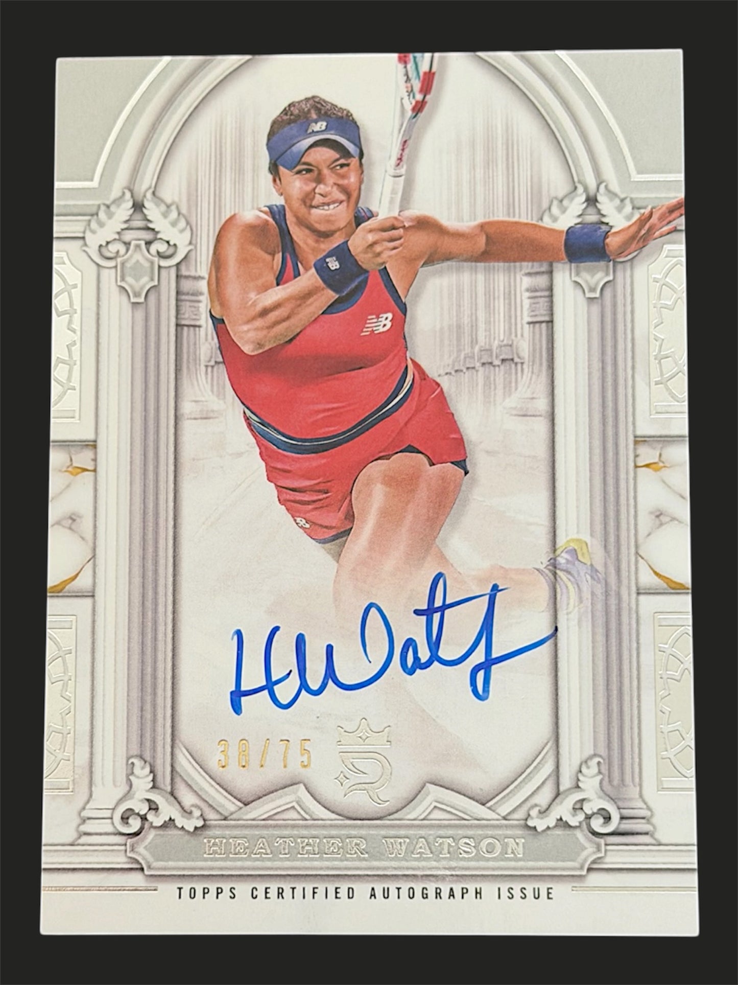 2024 Topps Royalty Imperial Ink Auto 38/75 Heather Watson
