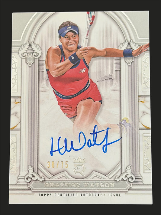 2024 Topps Royalty Imperial Ink Auto 38/75 Heather Watson