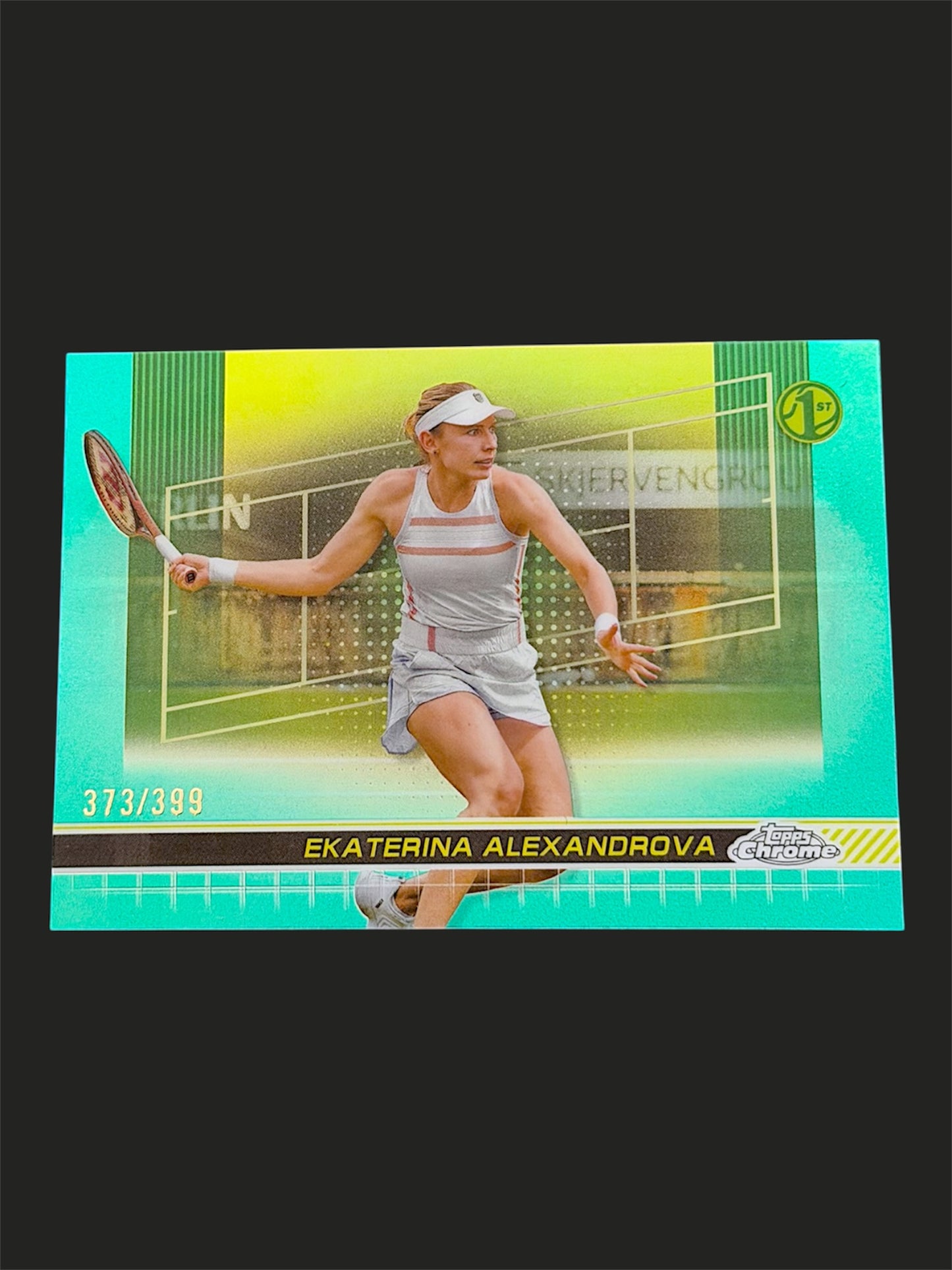 2024 Topps Chrome Tennis Aqua Refractor /399 Ekaterina Alexandrova