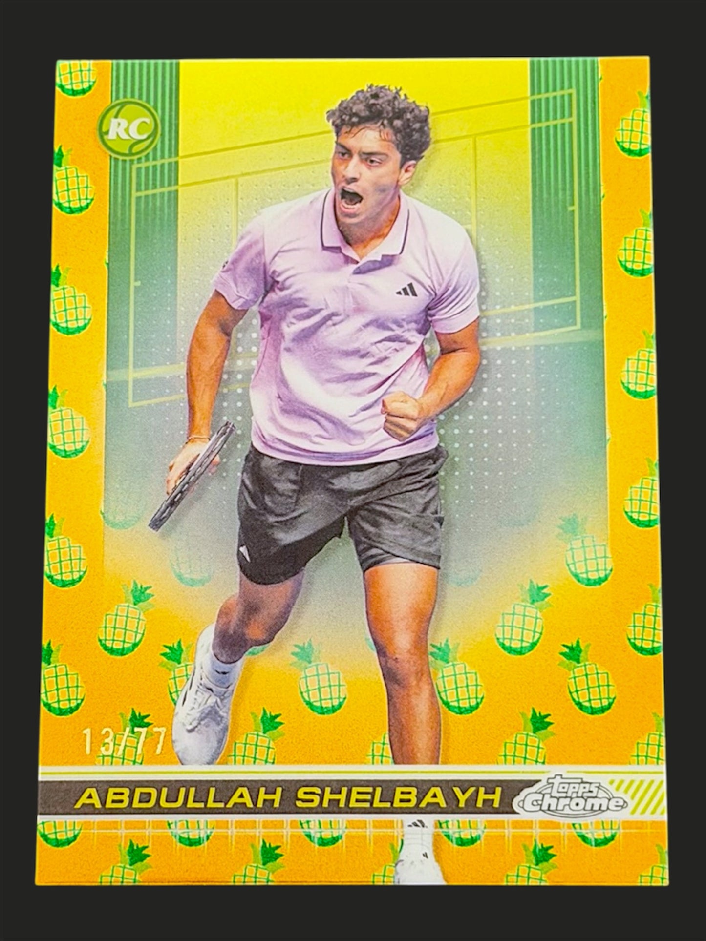2024 Topps Chrome Pineapple Refractor /77 Abdullah Shelbayh