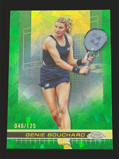 2024 Topps Chrome Sapphire Green /125 Genie Bouchard