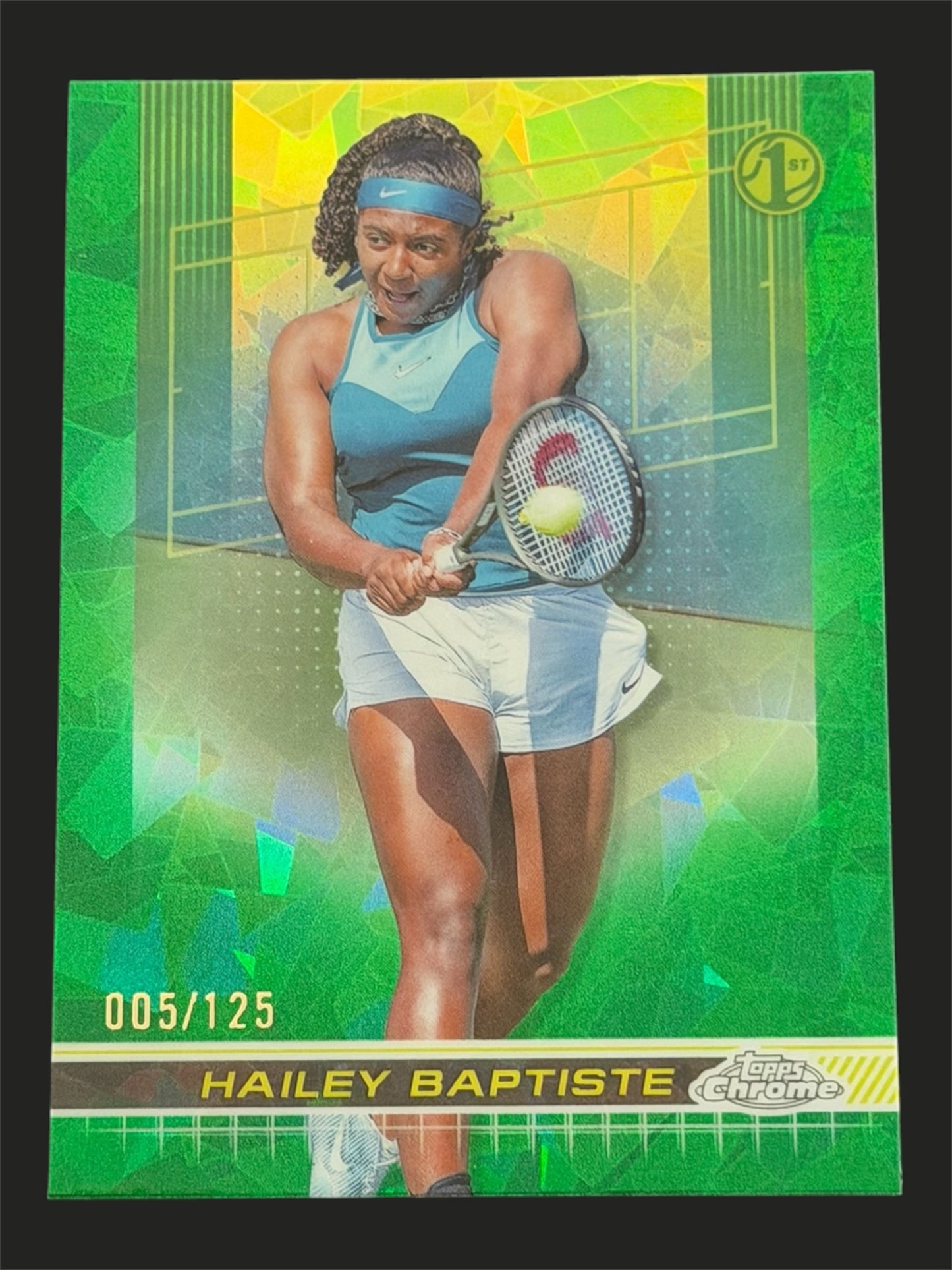 2024 Topps Chrome Sapphire Green /125 Hailey Baptiste
