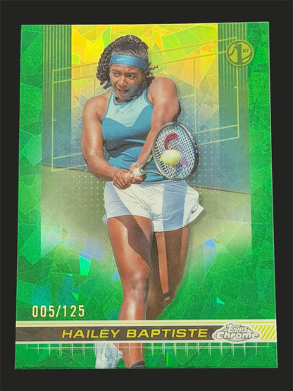 2024 Topps Chrome Sapphire Green /125 Hailey Baptiste