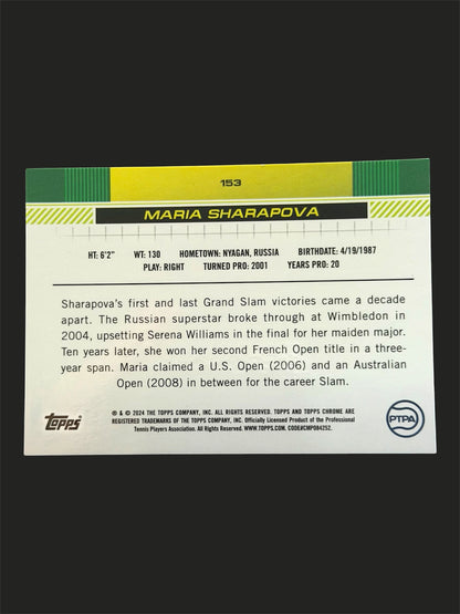 2024 Topps Chrome Sapphire Maria Sharapova