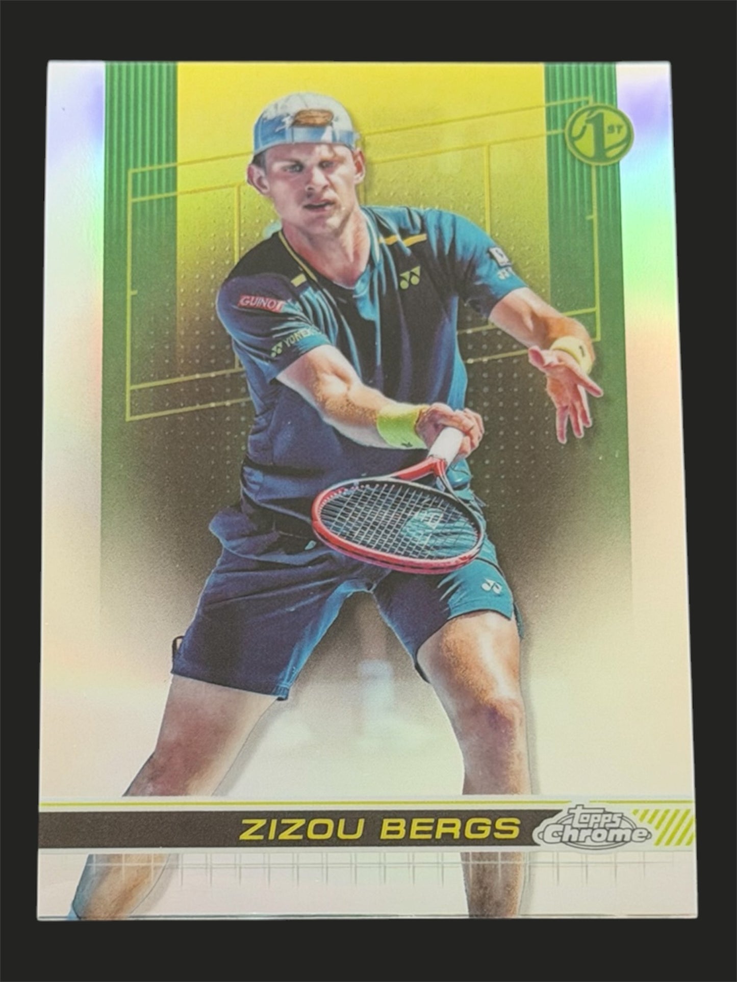 2024 Topps Chrome Zizou Bergs — Refractor tennis card