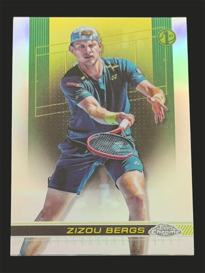 2024 Topps Chrome Zizou Bergs — Refractor tennis card