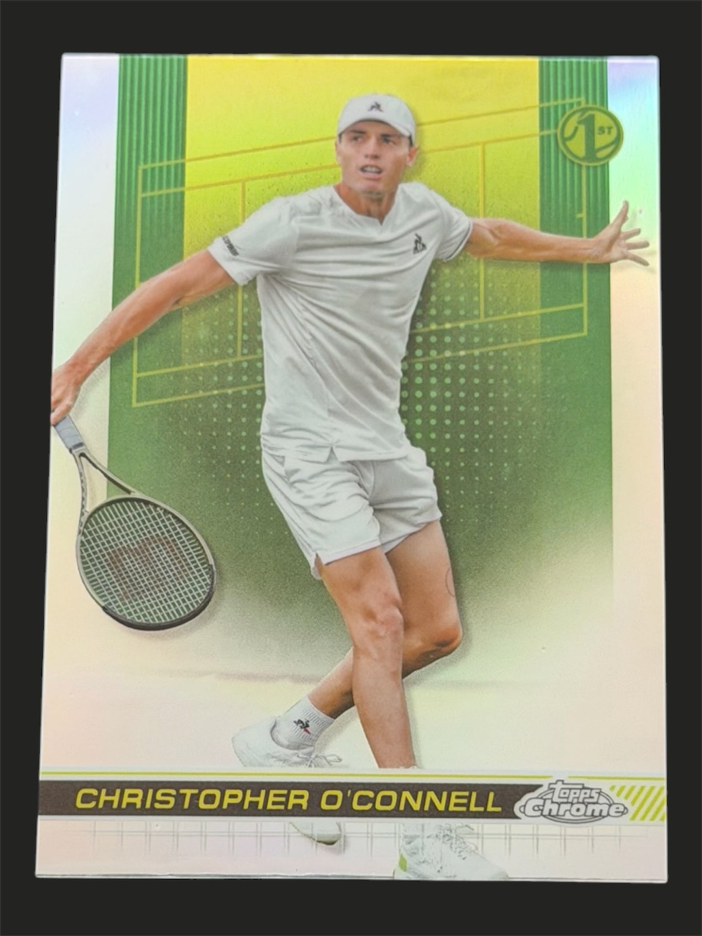 2024 Topps Chrome Christopher O'Connell — Refractor tennis card