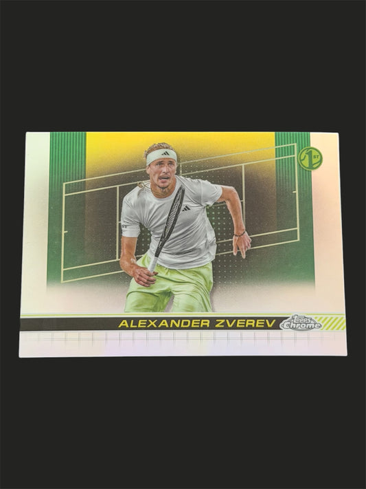 2024 Topps Chrome Refractor Alexander Zverev