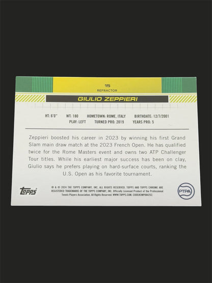 2024 Topps Chrome Refractor Giulio Zeppieri