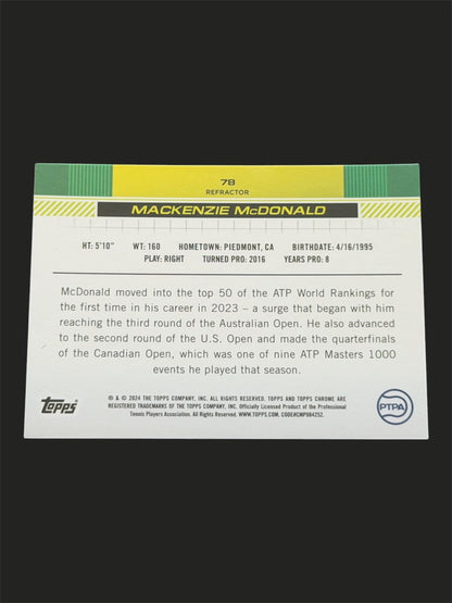 2024 Topps Chrome Refractor Mackenzie McDonald
