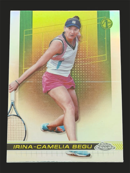 2024 Topps Chrome Irina-Camelia Begu — Refractor tennis card
