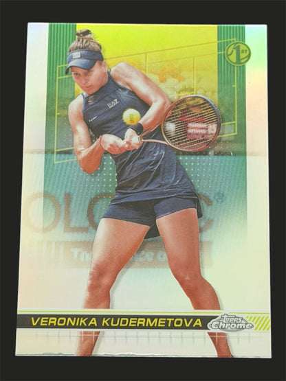 2024 Topps Chrome Refractor Veronika Kudermetova