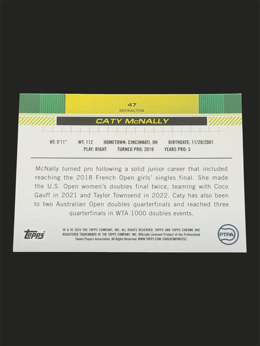 2024 Topps Chrome Refractor Caty McNally
