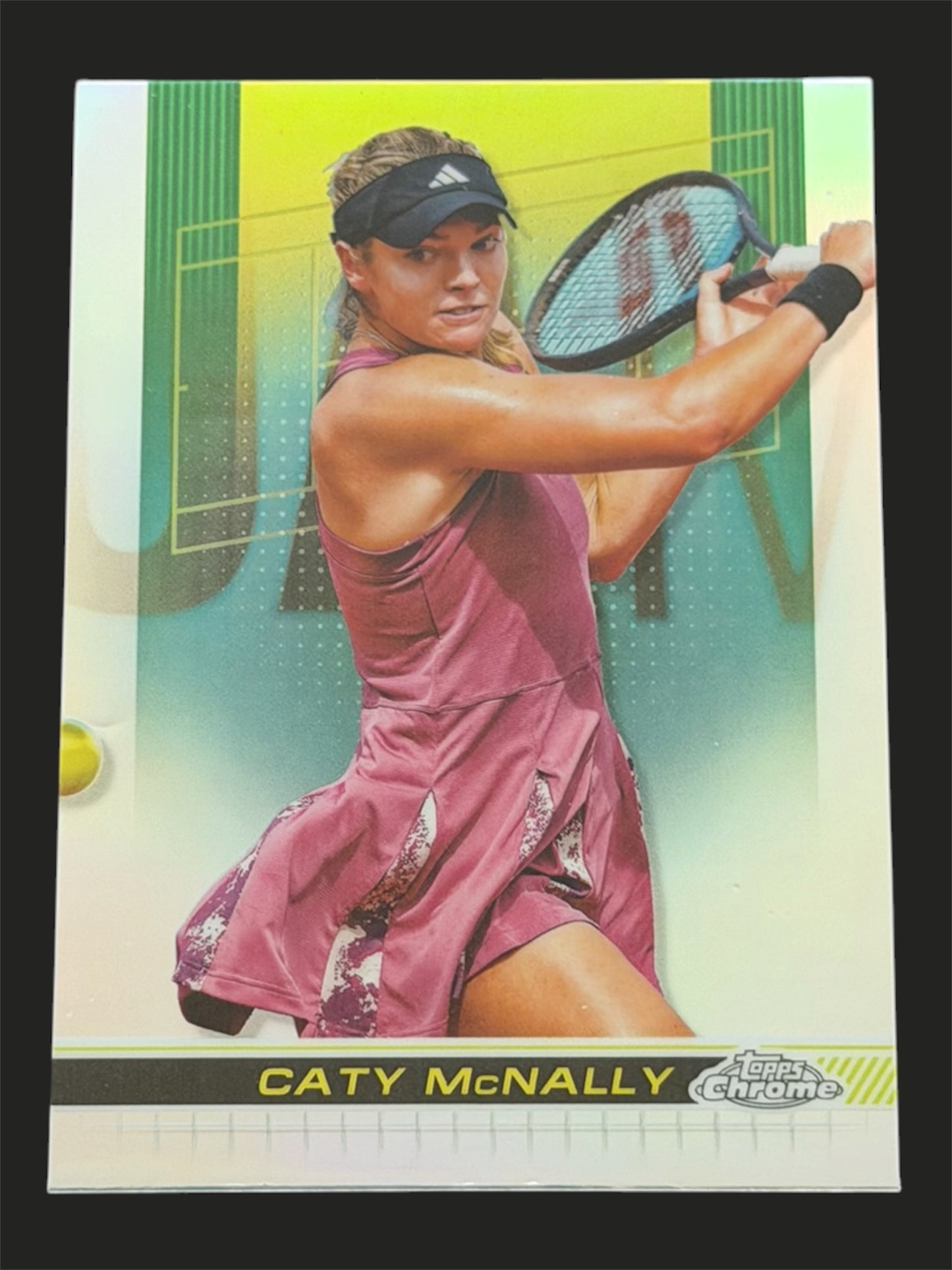 2024 Topps Chrome Caty McNally — Refractor tennis card
