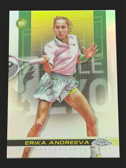 2024 Topps Chrome Refractor Erika Andreeva