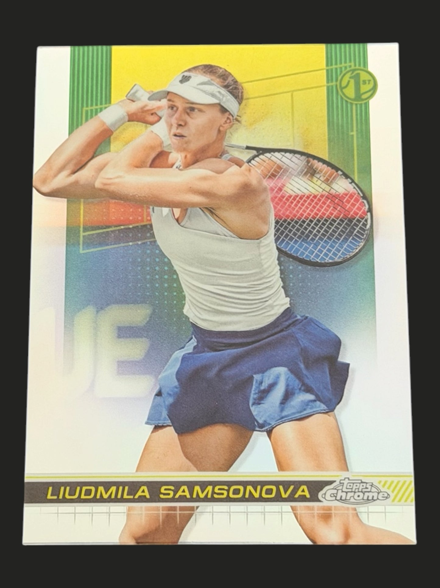 2024 Topps Chrome Liudmila Samsonova — Refractor tennis card